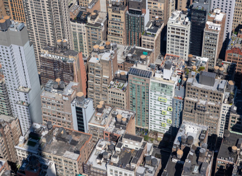 Manhattan rooftops