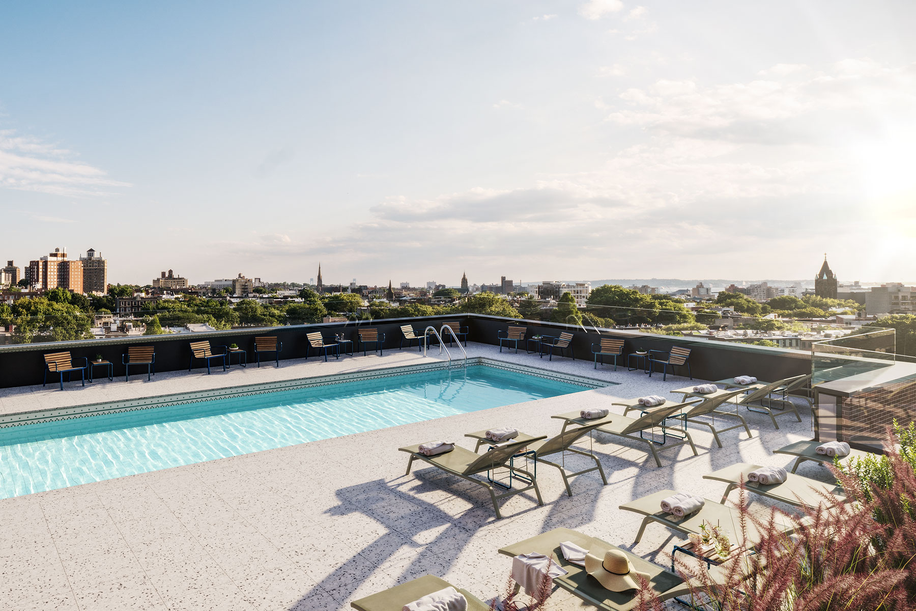 pool at 595 Dean Street