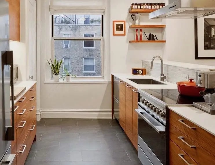 Image of custom IKEA kitchen cupboards