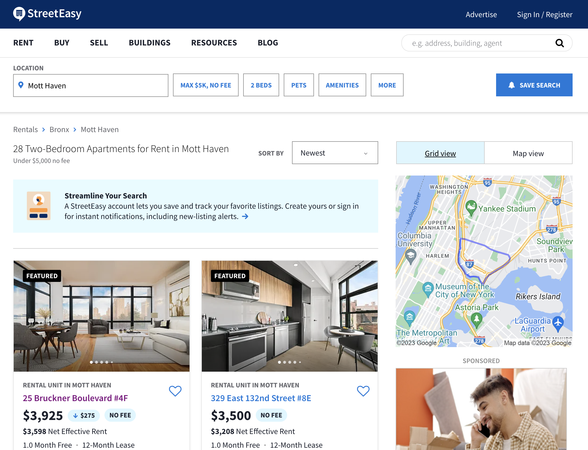 streeteasy listing