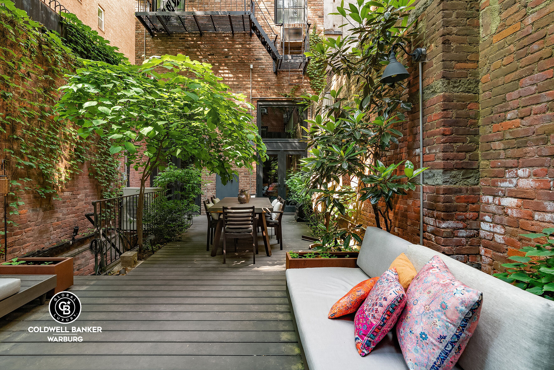 100 west 15th street duplex backyard