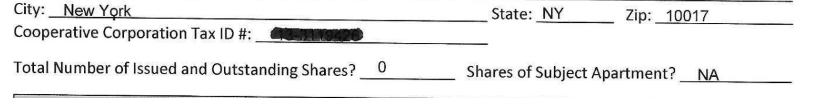 Condo questionnaire excerpt 3
