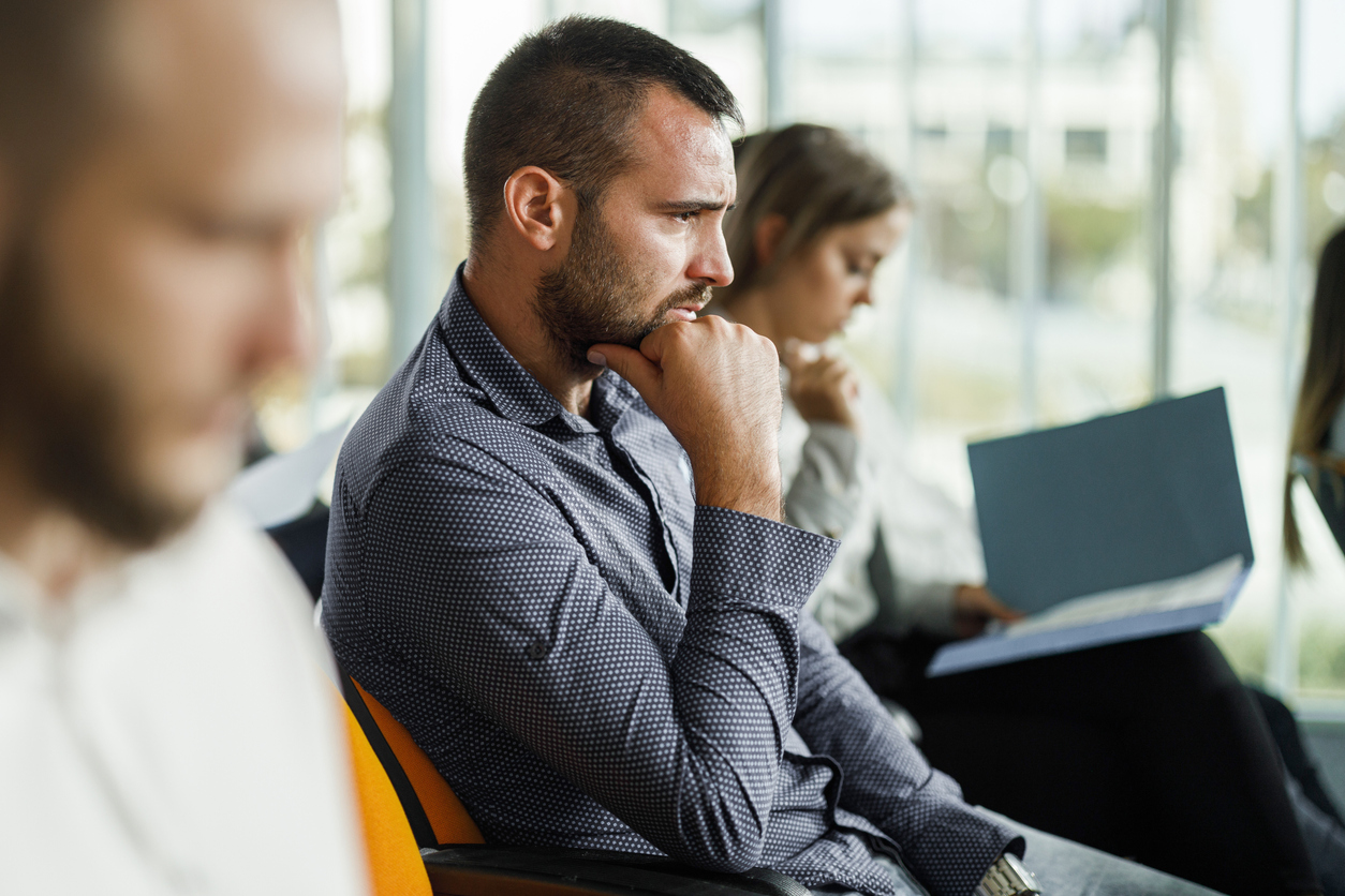 AAEboard.jpg Worried white man, thinking, in board room.