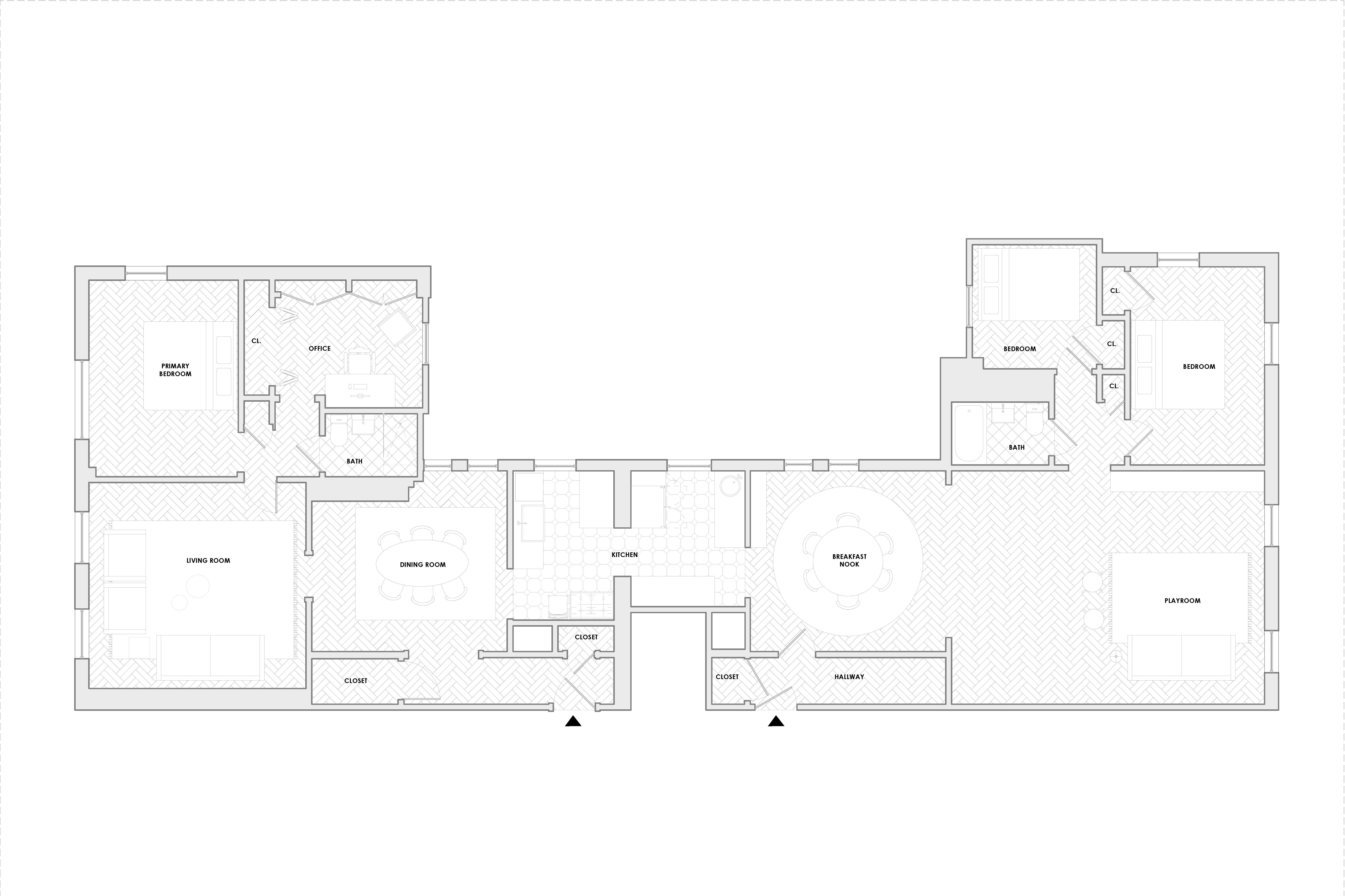 Mammoth design plans apartment combination