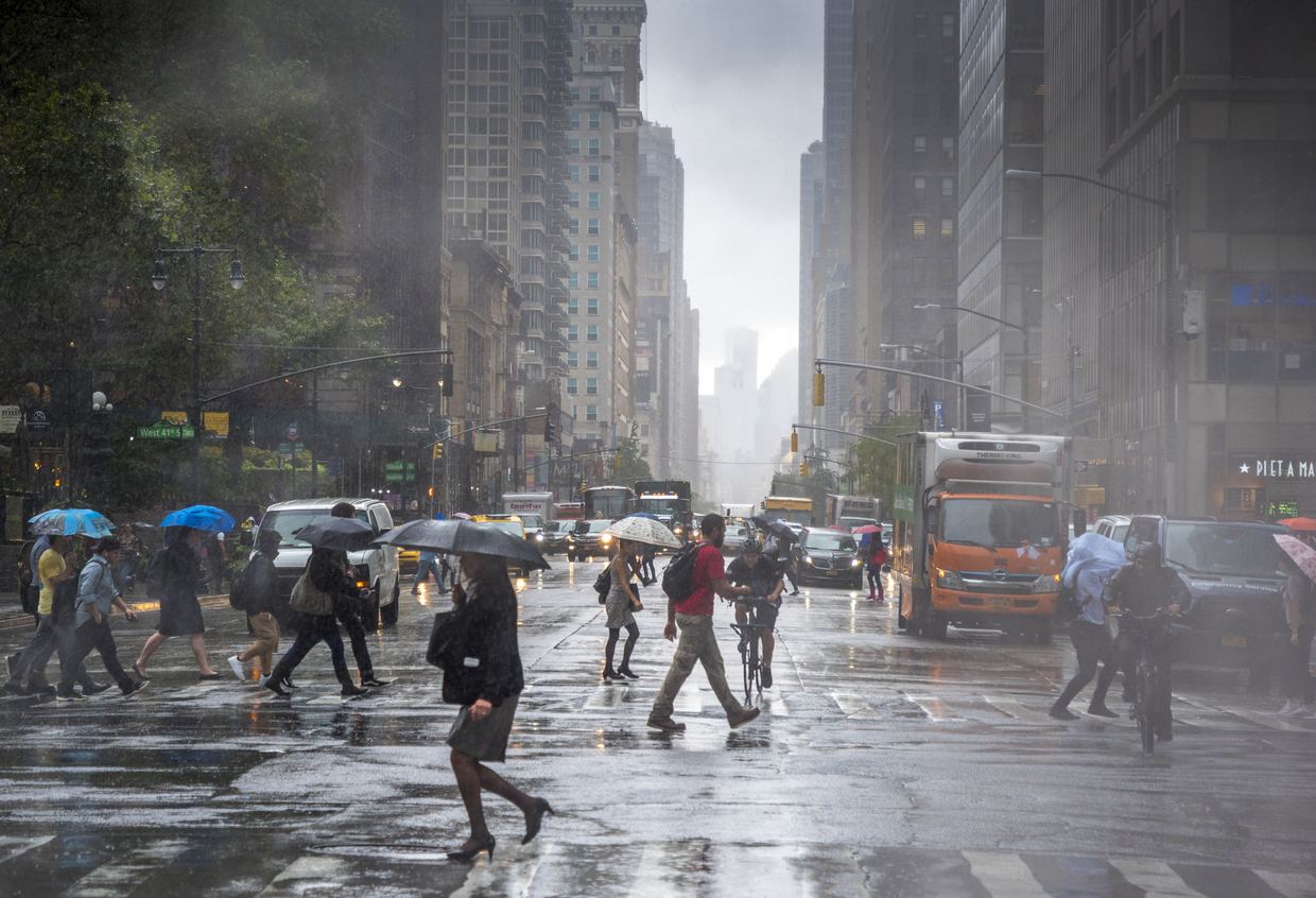 NYC rainy dy