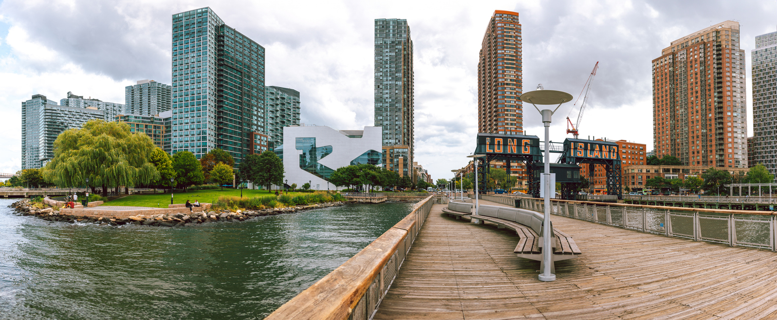 New development on the waterfront in Long Island City, Queens.
