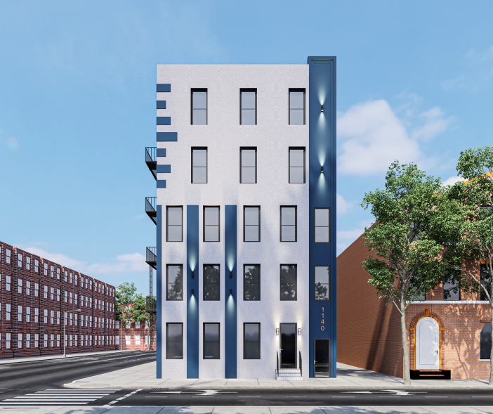 A rendering of 1140 Grant Ave. in the Concourse Village neighborhood of the Bronx.
