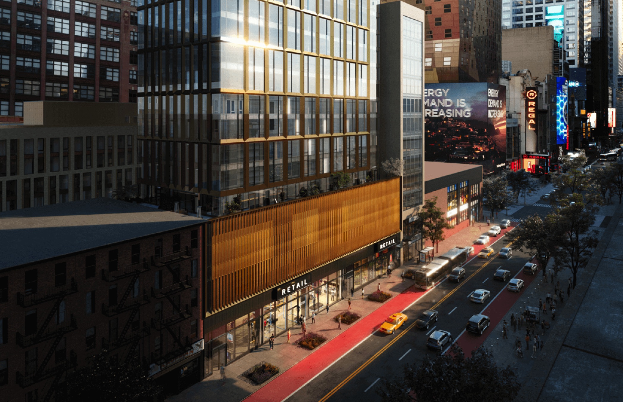 A rendering of 312 West 43rd St.