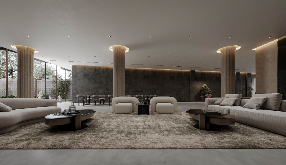 A rendering of the lobby at 828 Metropolitan Ave. A rendering of the lobby at 828 Metropolitan Ave.
