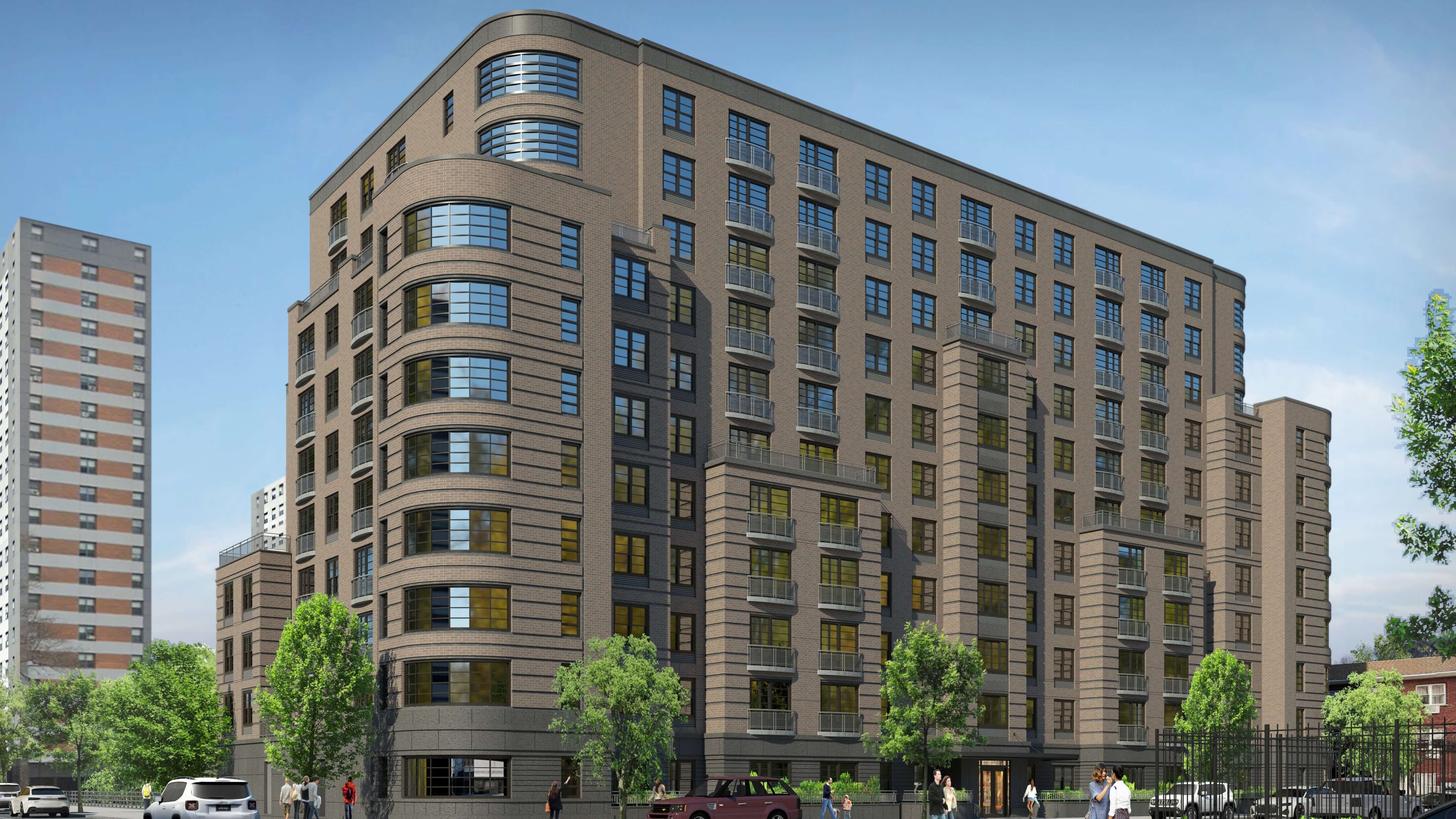 A rendering of the 11-story building at at 656 East 176th St. in the Tremont neighborhood of The Bronx.