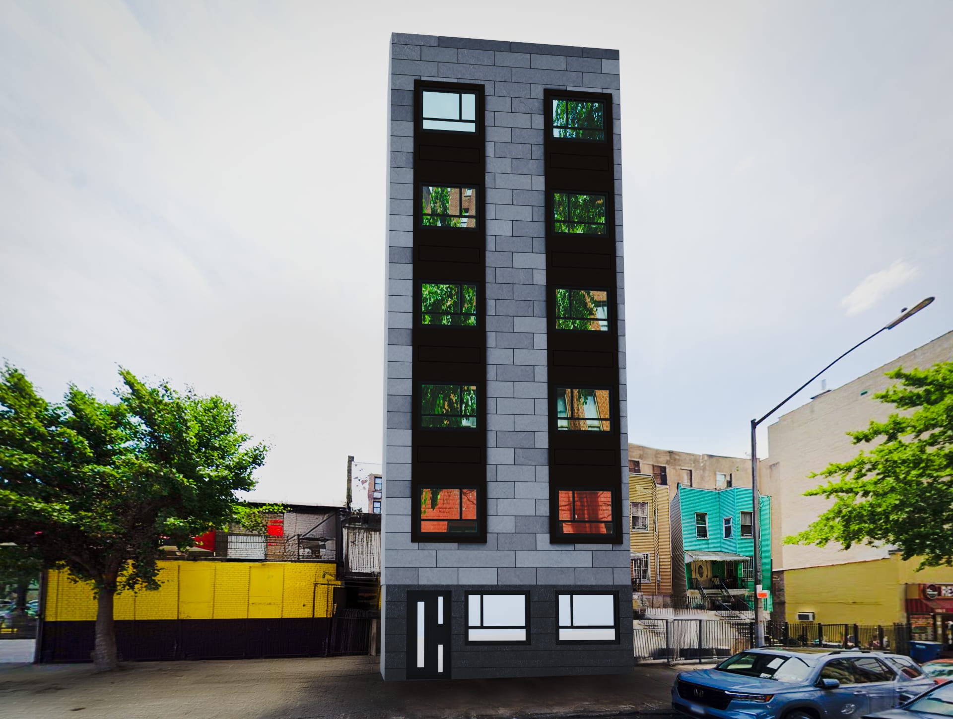An image of the six-story building at 114 East 198th St. in the Bronx.