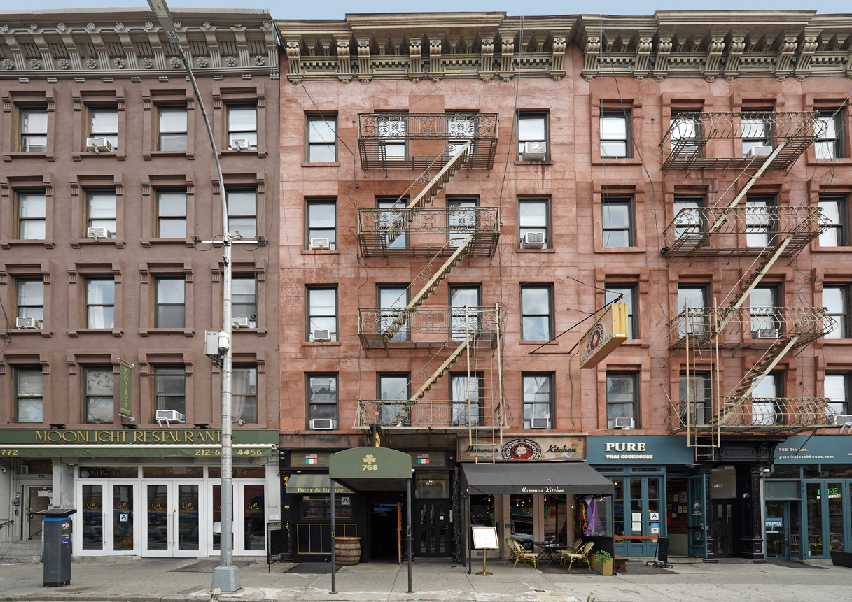 Apartment buildings in NYC