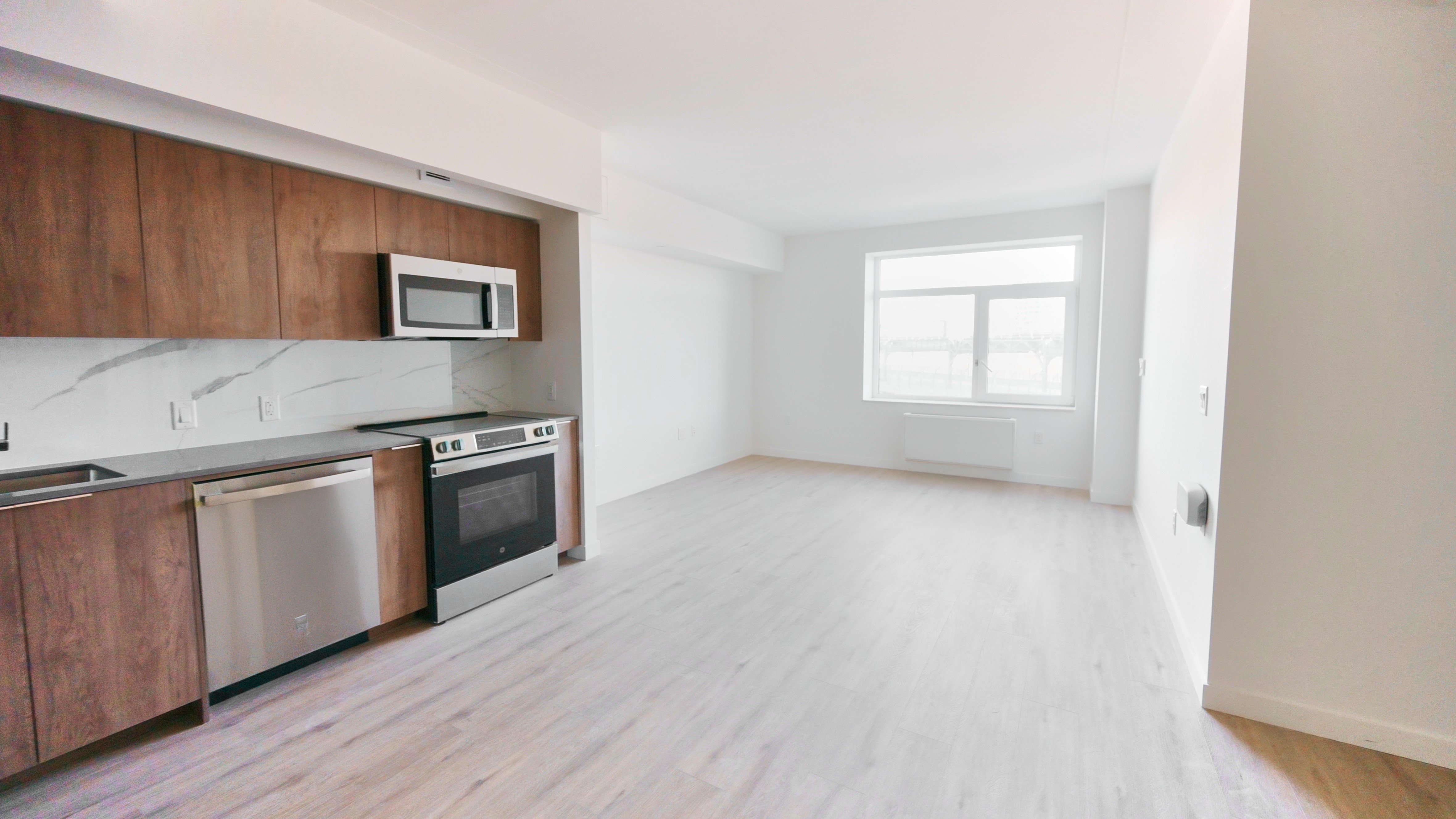 Kitchen in unit at Willets Point Commons Kitchen in unit at Willets Point Commons