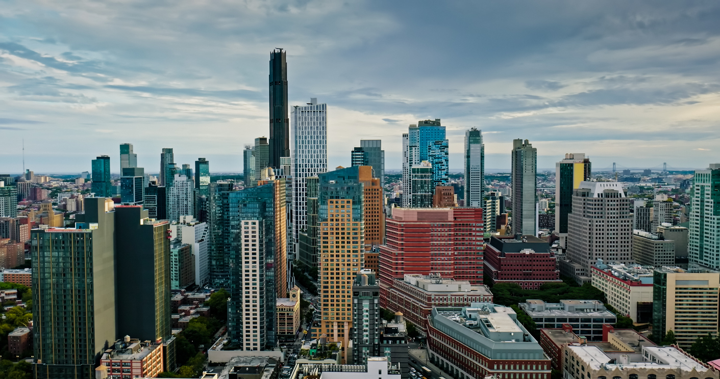 Residential towers in Downtown Brooklyn