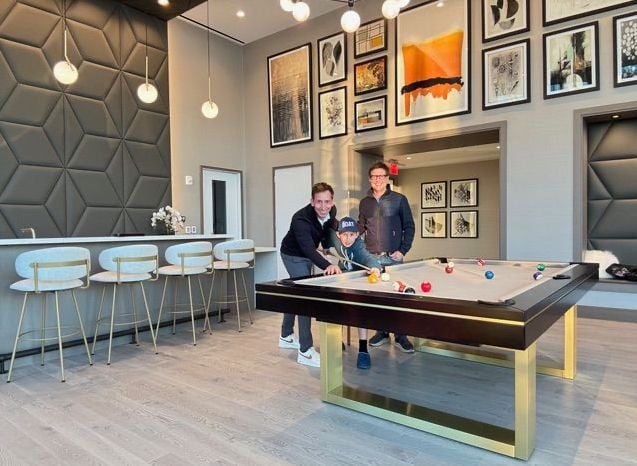 Terry and Bryan with their son