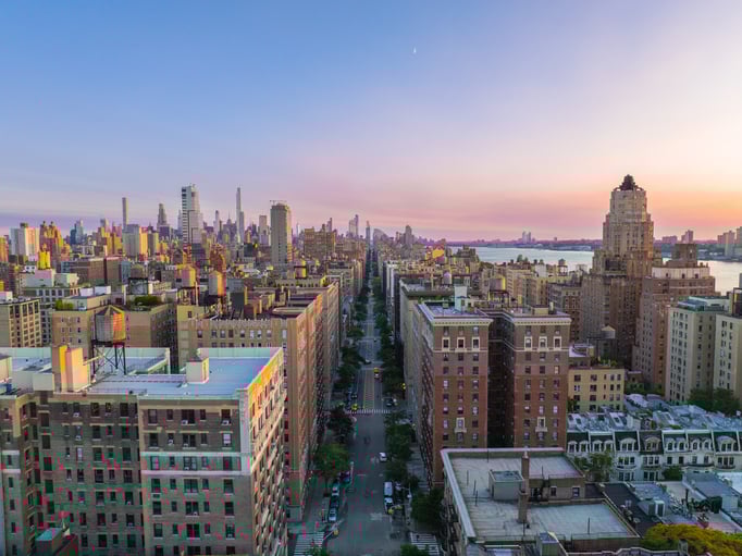 Apartment buildings on the Upper West Side