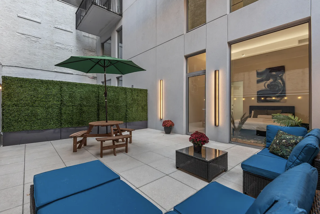 unit 1A, a one-bedroom duplex at 330 Grand St.