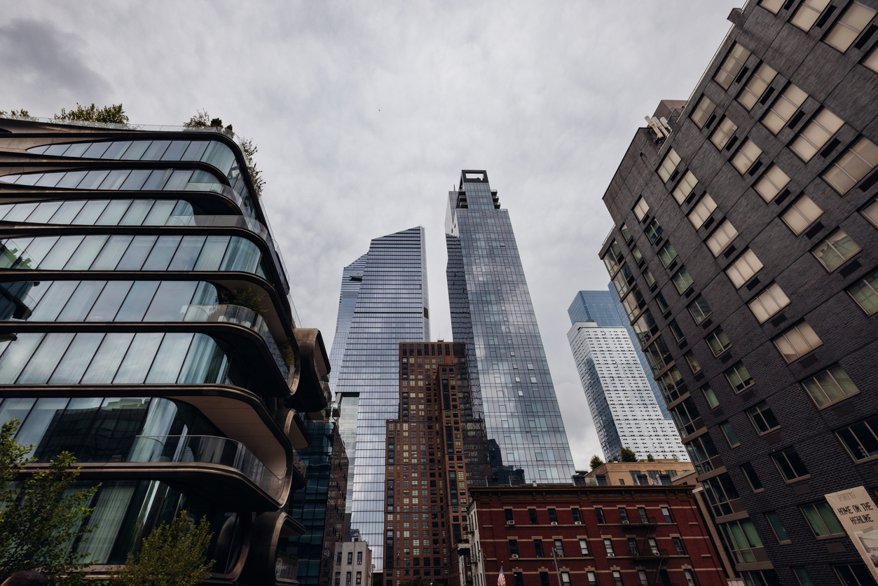 Condo buildings near Hudson Yards