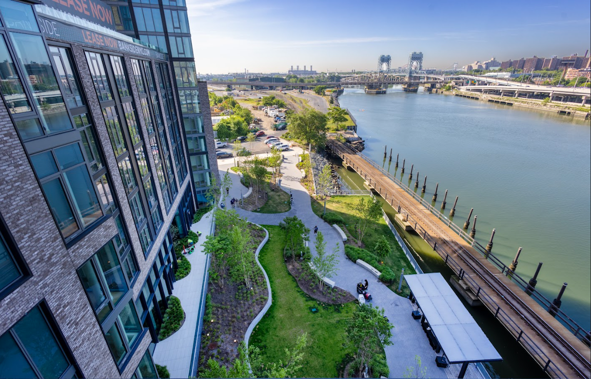 Bankside Park in Mott Haven Bankside Park in Mott Haven