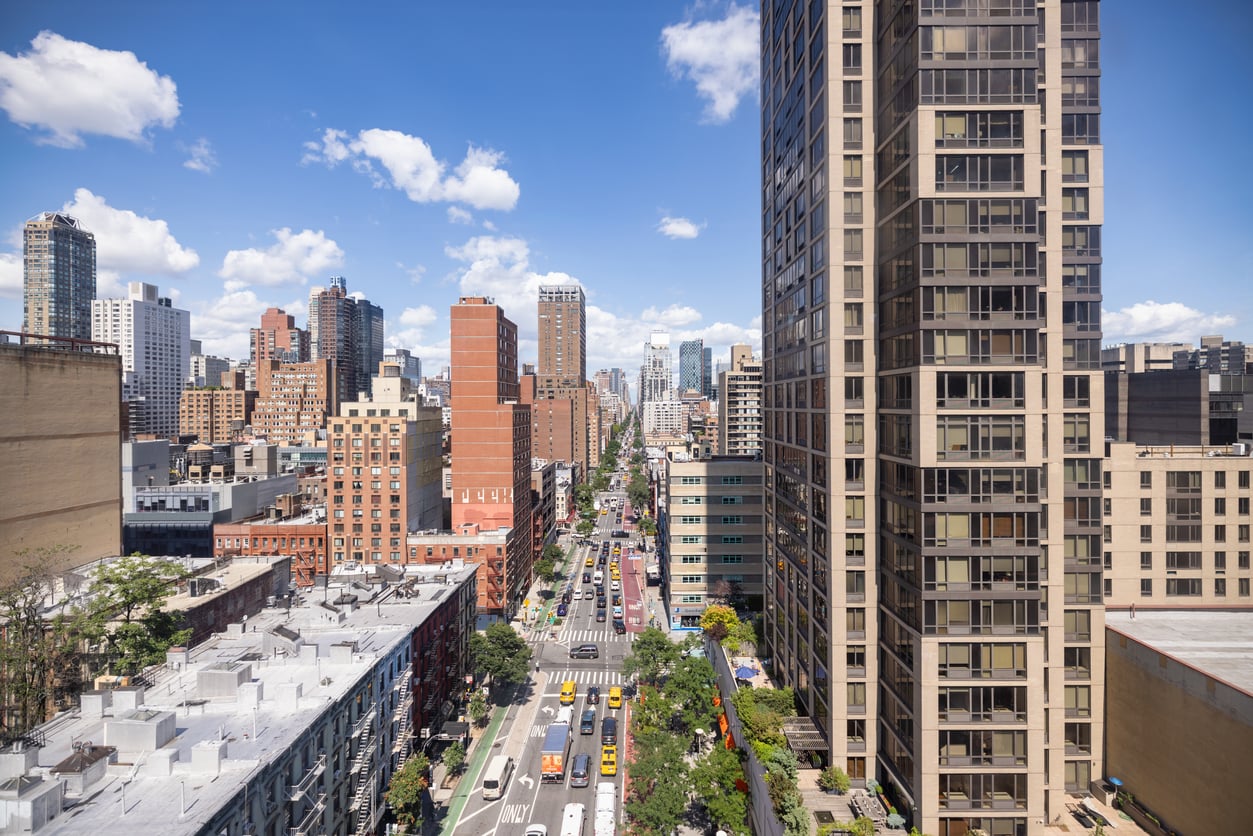 First Avenue in Manhattan