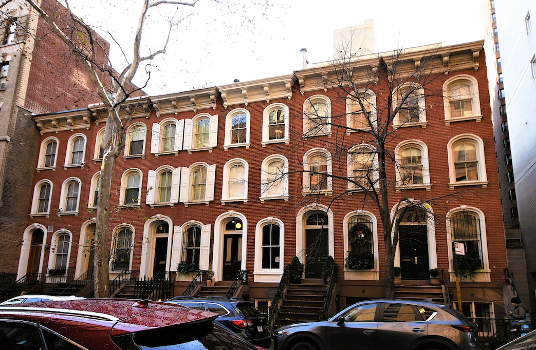 The 1865 John J. and Emma G. O'Brien House at 208 East 78th St.