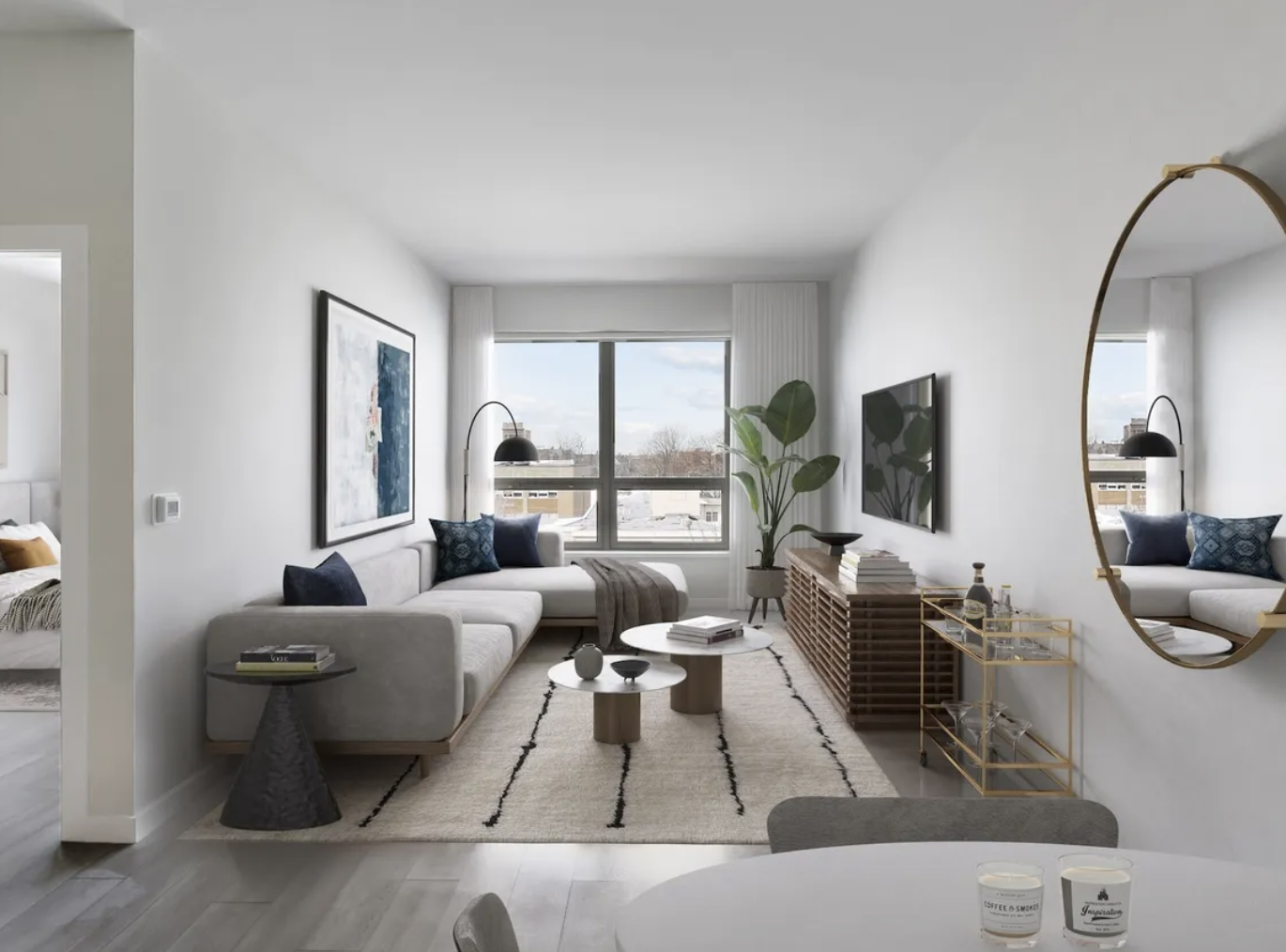 Only one of 35 residents is available at the brand-new 75 Jordan Ave., which started leasing in May. image