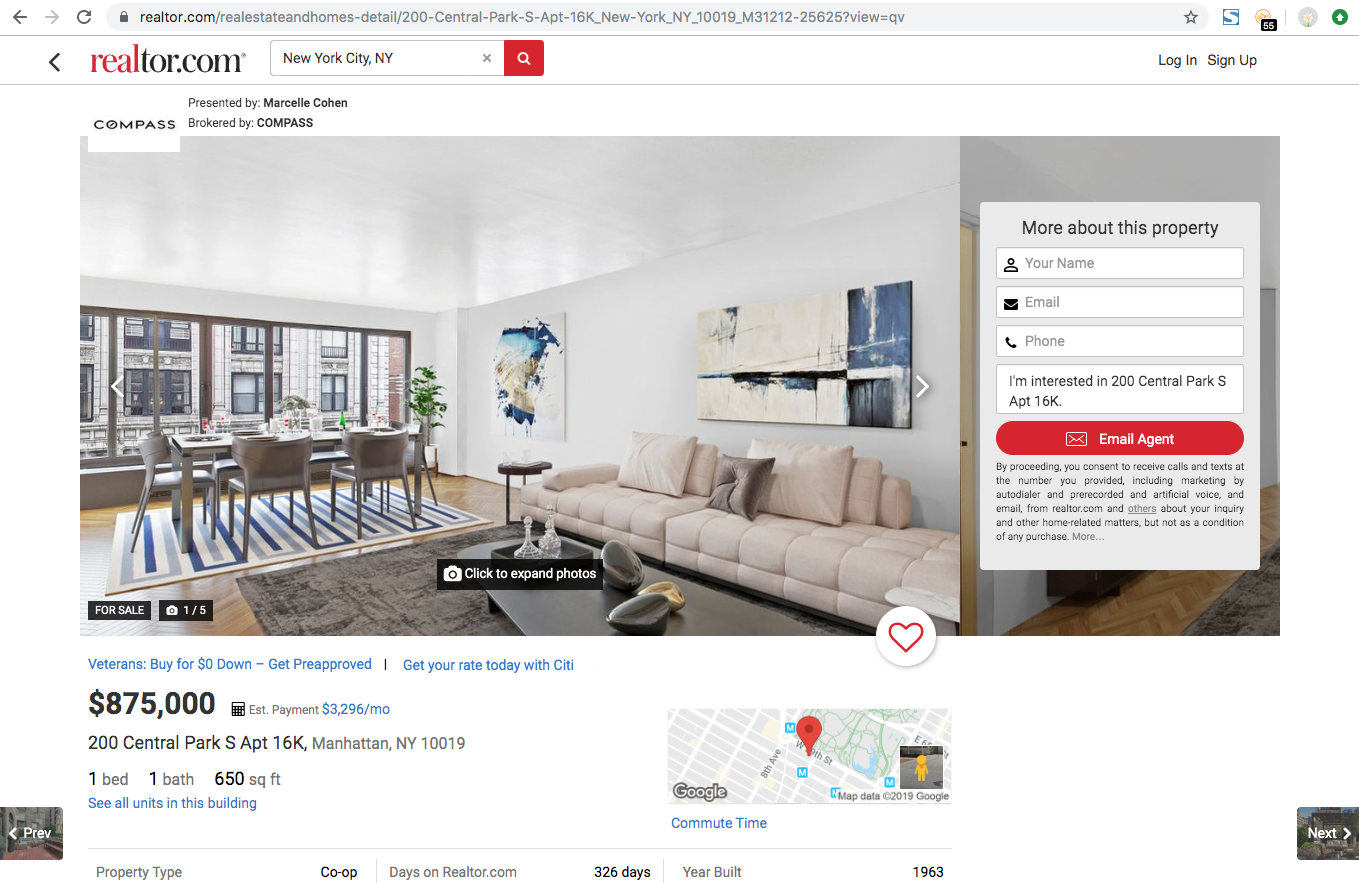 Online aggregators are more comprehensive than the home listing service that real estate agents use