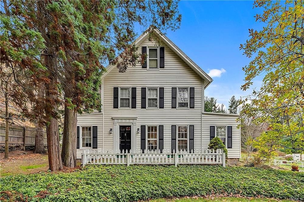 A renovated 1900 farmhouse in Bedford, NY, on two acres, for 1,099,000