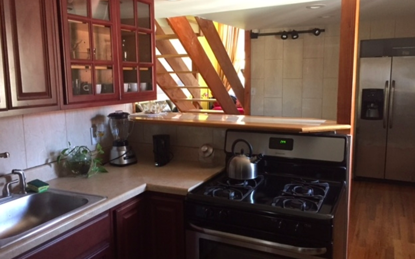 carroll gardens rental duplex kitchen