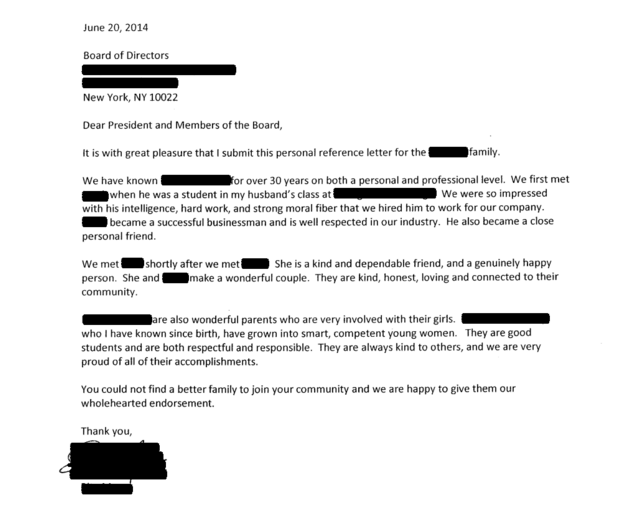 Letter Of Recommendation Personal from www.brickunderground.com