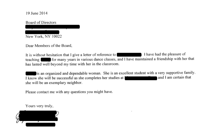 How To Write A Personal Letter Of Recommendation Sample