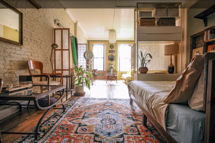one-bedroom floor-through loft at 419 Wythe Ave. in Williamsburg