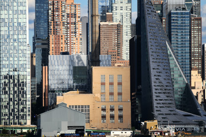 View of NYC condo buildings from New Jersey