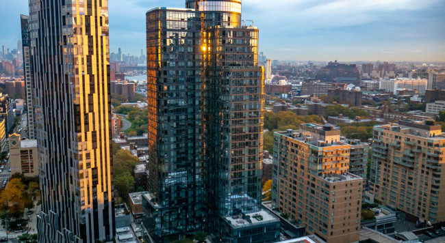 Condo towers in Brooklyn