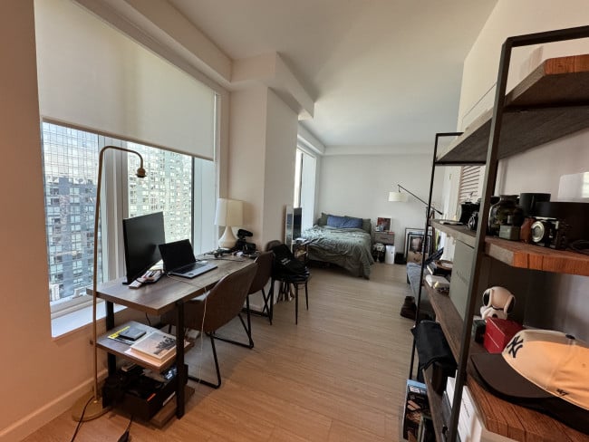 Kevin's new lottery apartment is slightly larger than his last market-rate unit, and half the price. Kevin's new lottery apartment is slightly larger than his last market-rate unit, and half the price.