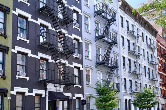 Apartment buildings on the Upper East Side of Manhattan