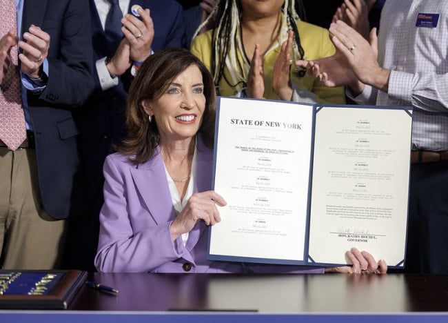 Governor Kathy Hochul signs new budget