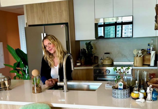 Jodie in her Coney Island kitchen