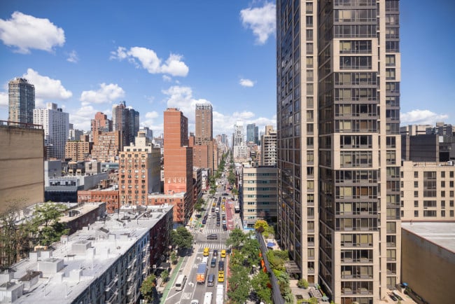 First Avenue in Manhattan