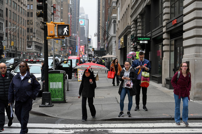 Manhattan crosswalk