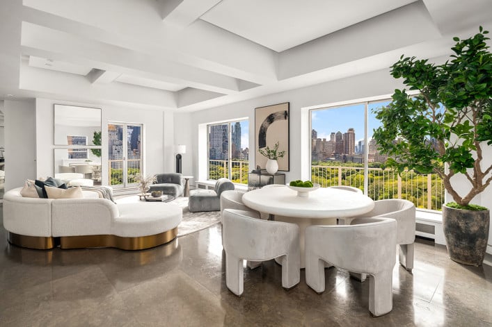 880 Fifth Ave., PHF, a two-bedroom co-op listed for $6.975 million