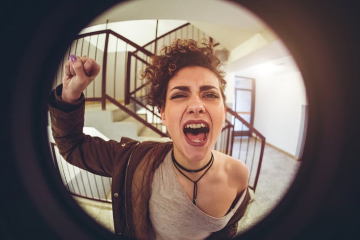 harassment from a neighbor NYC