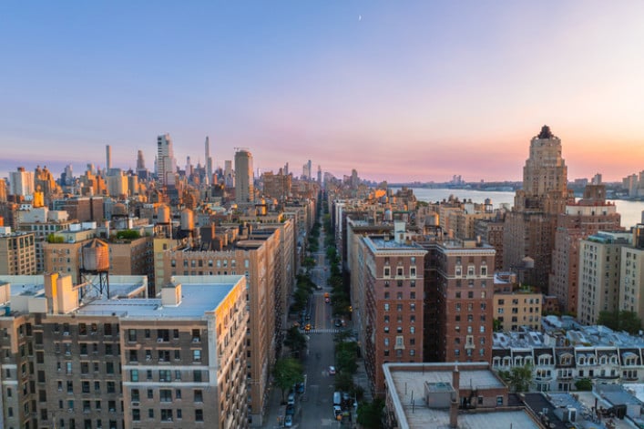 Apartment buildings on the Upper West Side
