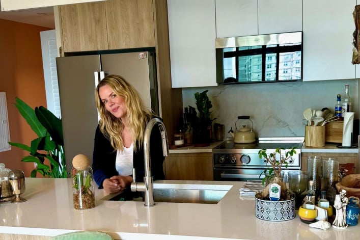 Jodie in her Coney Island kitchen