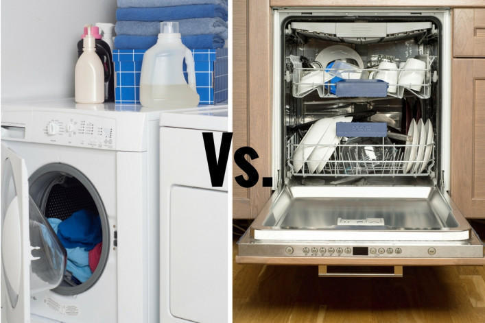 Would you rather live in an apartment with a washer/dryer or a dishwasher?