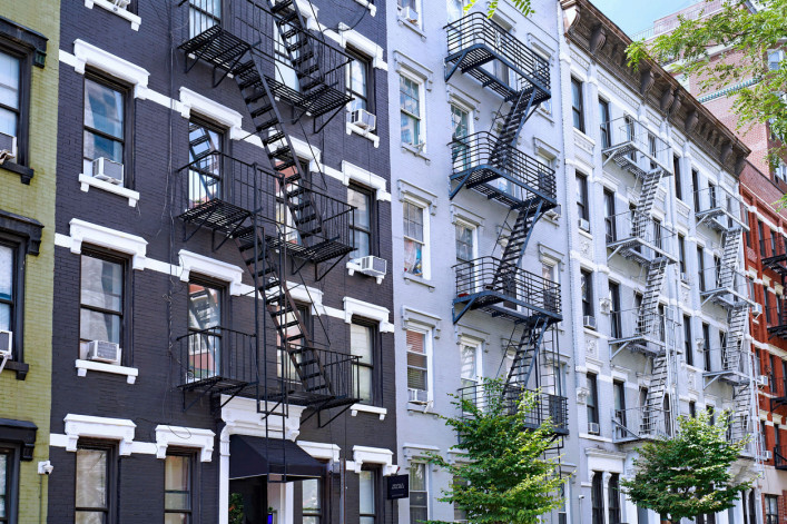 Apartment buildings on the Upper East Side of Manhattan