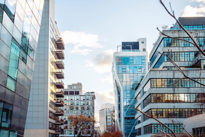 New condo buildings in NYC