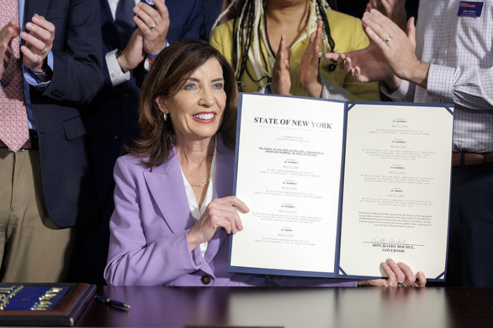 Governor Kathy Hochul signs new budget