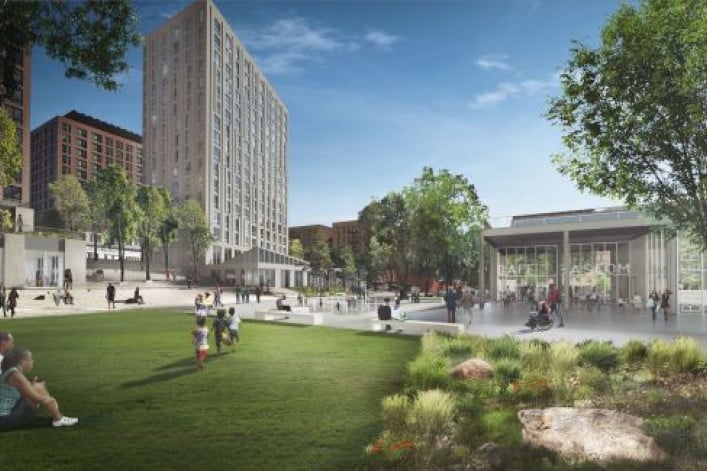 Peninsula, a new development at 1221 and 1225 Spofford Ave. in Hunts Point
