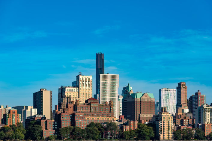 Residential towers in Brooklyn